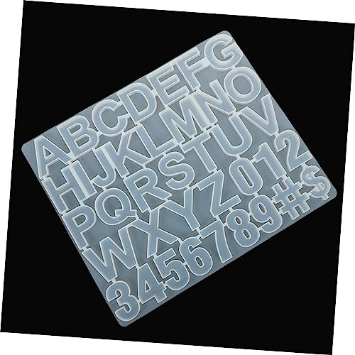 DIYEAH Silikonform für Buchstaben und Charms DIY Epoxidharz Schmuckform Vielseitig Einsetzbar für Kreative Bastelprojekte Leicht und Kompakt für an DIY Enthusiasten von DIYEAH