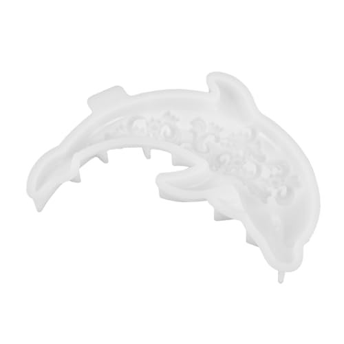 DIYEAH Silikonform für Epoxidharz Delfin und Rosenmotive Silikonmoulds für Diy Dekorationen und Handwerkskunst Detaillierte Meeres und Blumenformen Langlebiges Flexibles Silikon von DIYEAH