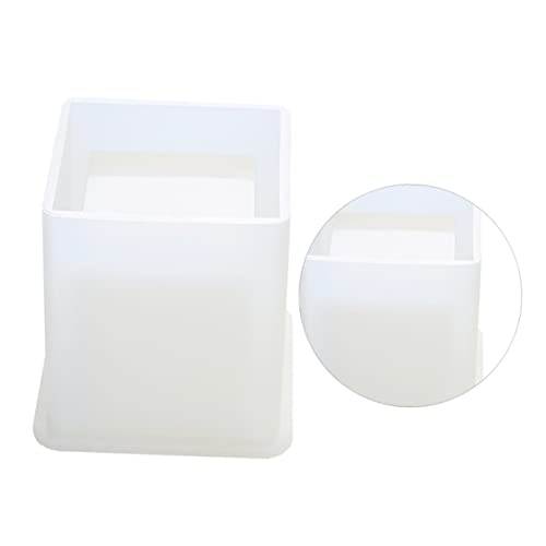 DIYEAH Silikonform für Stifthalter Quadratische Form für DIY Epoxidharz Fondant Kuchen für Kreative Bastelprojekte und Küchenbedarf von DIYEAH