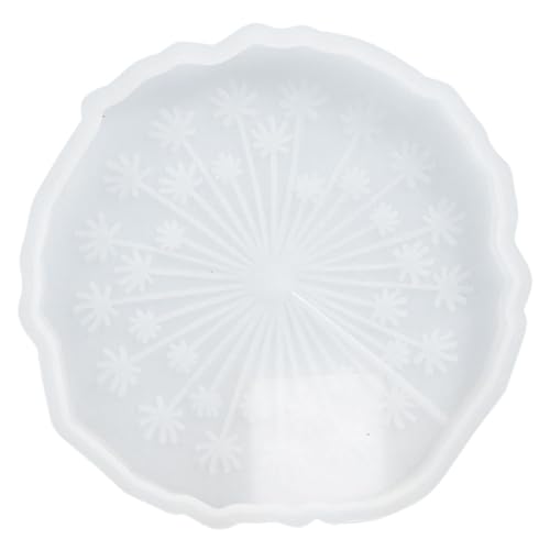 DIYEAH Silikonform für Untersetzer Blumen design DIY Epoxidharz Gießform Cup Coaster Mold zum Basteln und Dekorieren Leicht zu Reinigen und Aufzubewahren Geschenk für DIY fans von DIYEAH