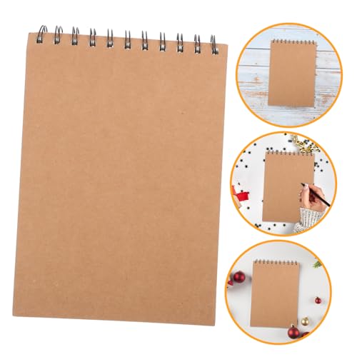 DIYEAH Skizzenblock für Studenten Spiralbindung Kraftpapier Unlinierte Portable Zeichenmappe Hardcover Notizbuch für Skizzen Zeichnungen und Aquarell Robust und Vielseitig DIYEAH Skizzenblock für Studenten Spiralbindung Kraftpapier Unlinierte Portable Zeichenmappe Hardcover Notizbuch für Skizzen Zeichnungen und Aquarell Robust und Vielseitig von DIYEAH