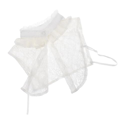 DIYEAH Spitzen Fake Kragen Damen Abnehmbarer Spitzenkragen Shirt Einsatz Leichter Blusenkragen für Pullover Kleid Jacke Weißer Spitzen Fake Collar für Frauen Mädchen Alltag Party DIYEAH Spitzen Fake Kragen Damen Abnehmbarer Spitzenkragen Shirt Einsatz Leichter Blusenkragen für Pullover Kleid Jacke Weißer Spitzen Fake Collar für Frauen Mädchen Alltag Party von DIYEAH