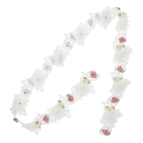 DIYEAH Spitzenband Faserstickerei Blumen-Spitzenbesatz Rosenbesatz Für Bastelarbeiten Blumensträuße Scrapbooking Nähprojekte 92 5 X 6 9 Cm 1 Yard DIYEAH Spitzenband Faserstickerei Blumen-Spitzenbesatz Rosenbesatz Für Bastelarbeiten Blumensträuße Scrapbooking Nähprojekte 92 5 X 6 9 Cm 1 Yard von DIYEAH