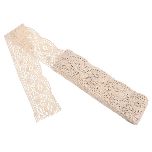 DIYEAH Spitzenbesatz aus Baumwolle, gehäkelt, 8,5 cm breit, 9,1 m, Vintage-Spitzenband, dekorativer Randbesatz zum Nähen, Basteln, Kostüme, Hochzeitsbedarf DIYEAH Spitzenbesatz aus Baumwolle, gehäkelt, 8,5 cm breit, 9,1 m, Vintage-Spitzenband, dekorativer Randbesatz zum Nähen, Basteln, Kostüme, Hochzeitsbedarf von DIYEAH