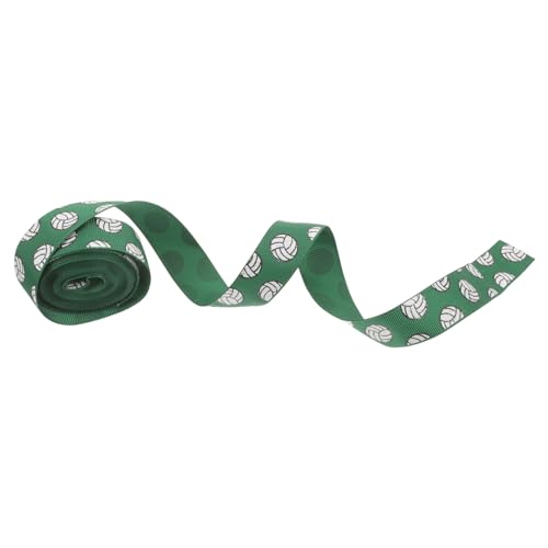 DIYEAH Sportlicher Volleyball Geschenkband Dunkelgrün Vielseitiges DIY Dekoband für Schleifen Geschenkverpackungen Party und Bastelprojekte Formstabil und Leicht zu Verarbeiten DIYEAH Sportlicher Volleyball Geschenkband Dunkelgrün Vielseitiges DIY Dekoband für Schleifen Geschenkverpackungen Party und Bastelprojekte Formstabil und Leicht zu Verarbeiten von DIYEAH