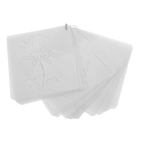 DIYEAH Sprühen Hohlschablone Malschablonen Pflanzen Wild Dekorative Wandschablonen Frühling Durchbrochene Für Große Blühende Blätter Wandbild Blatt Blumenwandschablone Brennschablonen von DIYEAH