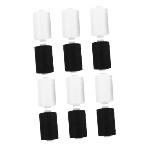 DIYEAH Spulen Polyester Nähgarn Yards Handnähen und Nähmaschine Garn Schwarz Weiß für Diy Quilten und Basteln Reißfest Vielseitig für Heimdeko und Handarbeiten von DIYEAH
