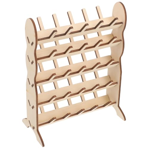 DIYEAH Spulenständer aus Holz, Organizer für Fäden, Organizer für Holzgarn, Garnrollenhalter für Nähgarn, Holzrahmen, Mini DIYEAH Spulenständer aus Holz, Organizer für Fäden, Organizer für Holzgarn, Garnrollenhalter für Nähgarn, Holzrahmen, Mini von DIYEAH