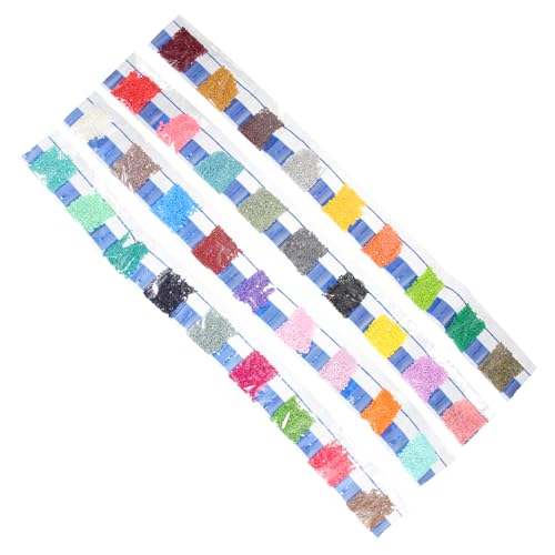 DIYEAH Square Diamonds Diy Perlen für Kunstprojekte Glänzende Flache Kristallperlen für Kreative Designs für Diamantmalerei und Bastelarbeiten von DIYEAH