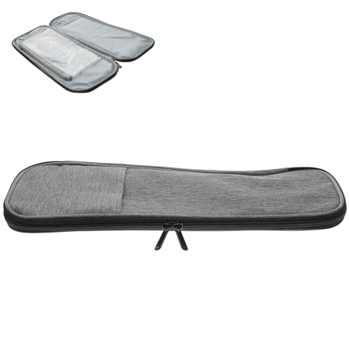DIYEAH Stricknadel Organizer Tasche Oxfordstoff Tragbare Aufbewahrung für Häkelnadeln und Strickzubehör Elegantes Design für Unterwegs und Zuhause von DIYEAH