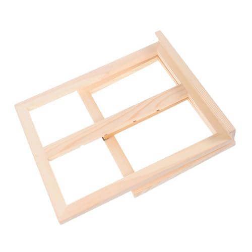 DIYEAH Student Leeristin ölmalerei zubehör Bücherregal aus Holz Tabletruhe Kochbuchhalter aus Holz verstellbare Malstaffelei Kochbuchständer Tischkunst-Staffelei Tisch Bücherregal Khaki von DIYEAH