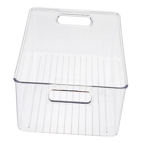 DIYEAH Stylischer Kunststoff Organizer Stapelbare Aufbewahrungsbox für Schreibtisch Bürobedarf Kosmetik und Mehr Transparente Aufbewahrungslösung Hochwertigem Pet Material von DIYEAH