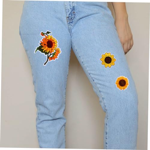 DIYEAH Sunflower Iron Patches Teiliges Bestickte Blumen Applikationen zum Aufbügeln und Aufnähen für Rucksäcke Jeans Kleidung Diy Stoffdeko DIYEAH Sunflower Iron Patches Teiliges Bestickte Blumen Applikationen zum Aufbügeln und Aufnähen für Rucksäcke Jeans Kleidung Diy Stoffdeko von DIYEAH
