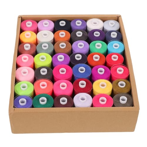 DIYEAH Teiliges Nähgarn mit Yards Polyesterfaden Bunte Spulen für Hand Maschinennaht Vielseitiges DIY Nähgarn Kit für Kreative Reparaturen und Nähprojekte Zuhause von DIYEAH