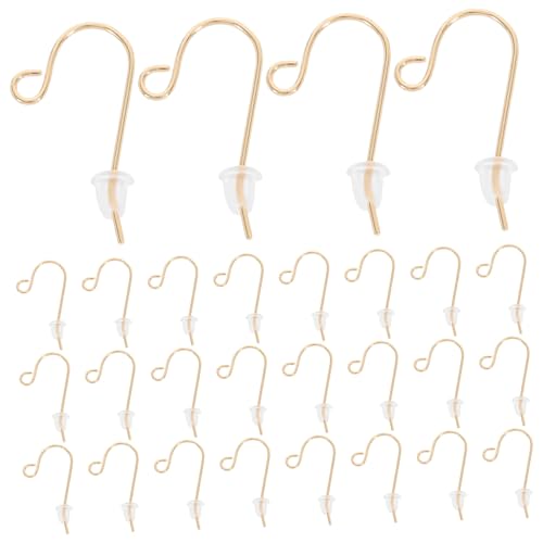 DIYEAH Teiliges V-förmiges Ohrhaken Ohrstoppern Ohrring Bastelmaterial für Frauen Stabile DIY Schmuckherstellung Komfortable Ohrschmuck Zubehör für Individuelles Selbermachen von DIYEAH