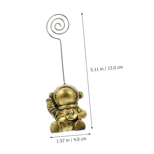 DIYEAH Tischdeko Memo Clip Astronaut Design Vintage Gold Silber Desktop Memohalter Fotoklammer für Party Hochzeit Geburtstag Schreibtisch Zubehör DIYEAH Tischdeko Memo Clip Astronaut Design Vintage Gold Silber Desktop Memohalter Fotoklammer für Party Hochzeit Geburtstag Schreibtisch Zubehör von DIYEAH