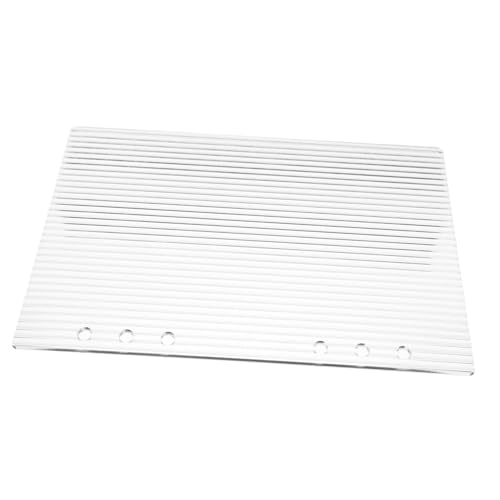 DIYEAH Transparente Acryl Binderhülle Stylisches Notizbuch Cover für Ringbuch Robuste Langlebige Hülle für und Journale Benutzerfreundliches Design für Anpassung von DIYEAH