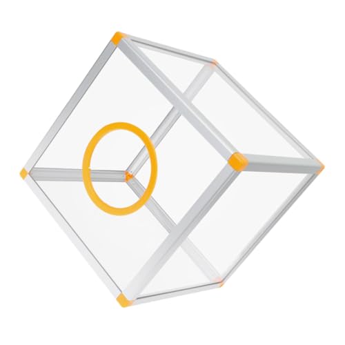 DIYEAH Transparente Raffle Box aus Aluminiumlegierung und PVC Klarer Spenden und Abstimmungsbehälter für Partys Spiele Wohltätigkeit Vorschläge und Vielseitig und Robust von DIYEAH