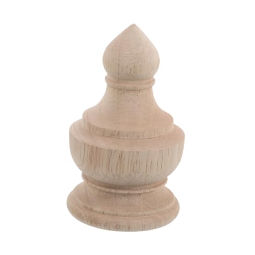 DIYEAH Unlackierter Massivholz Baluster mit Geschnitztem Kopf Dekorative Geländer Abdeckkappe für Treppen Betten und Zaunpfosten Robustes Design Vielseitig Einsetzbar Kunstvoll DIYEAH Unlackierter Massivholz Baluster mit Geschnitztem Kopf Dekorative Geländer Abdeckkappe für Treppen Betten und Zaunpfosten Robustes Design Vielseitig Einsetzbar Kunstvoll von DIYEAH