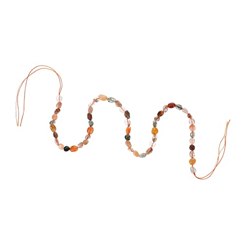 DIYEAH Unregelmäßige Natursteinperlen für DIY Schmuckherstellung Unfertige Edelsteinperlenkette für Armbänder und Langlebig und Praktisch für Kreative Bastelprojekte von DIYEAH