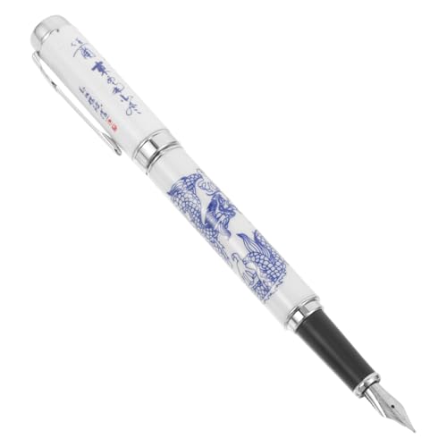 DIYEAH Vintage Schreibfeder Füllfederhalter mit Ergonomischem Griff Leicht und Präzise für Bürobedarf Journal und Geschäftsanwendungen Elegantes Design für Stilvolles Schreiben und von DIYEAH