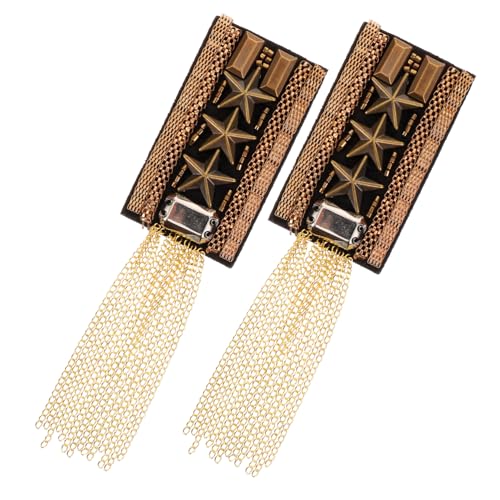 DIYEAH Vintage Schulterklappen mit Quasten für Damen Dekorative Schulterepauletten aus Robustem Material Vielseitiges Accessoire für Hochzeiten Bankette und Partys Modischer Retro Stil DIYEAH Vintage Schulterklappen mit Quasten für Damen Dekorative Schulterepauletten aus Robustem Material Vielseitiges Accessoire für Hochzeiten Bankette und Partys Modischer Retro Stil von DIYEAH