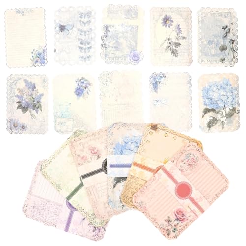 DIYEAH Vintage Scrapbook Papier Handwerks Dekorpapier für Diy Bastelprojekte für Tagebuch Notizbuch und Kreative Bastelarbeiten Romantisches Design Verschiedenen Farben DIYEAH Vintage Scrapbook Papier Handwerks Dekorpapier für Diy Bastelprojekte für Tagebuch Notizbuch und Kreative Bastelarbeiten Romantisches Design Verschiedenen Farben von DIYEAH