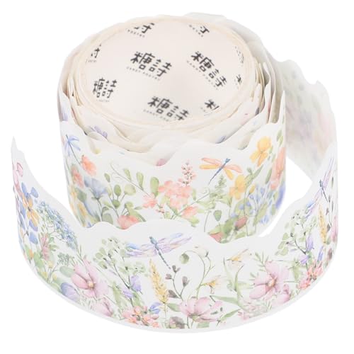 DIYEAH Vintage Washi Tape mit Blumenmuster Dekoratives Mehrzweck Scrapbook Klebeband Handreißbar Rückstandsfrei für DIY Tagebuch Basteln und Geschenkverpackung DIYEAH Vintage Washi Tape mit Blumenmuster Dekoratives Mehrzweck Scrapbook Klebeband Handreißbar Rückstandsfrei für DIY Tagebuch Basteln und Geschenkverpackung von DIYEAH