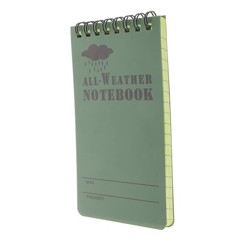 DIYEAH Wasserdichtes Notizbuch im Camouflage Design Spiralbindung für Kreative Ideen und Skizzen für Outdoor Aktivitäten Geeignet für Schüler und Büroangestellte von DIYEAH