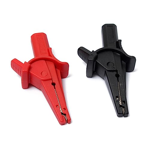 DIYEAH Watch Stift Stecker führen Kiefer Banane elektrischer Tester prüfen Probe -Testclip -Klemme Voltmeter Krokodilklemmen Multimeter -Clips Testclips rot von DIYEAH