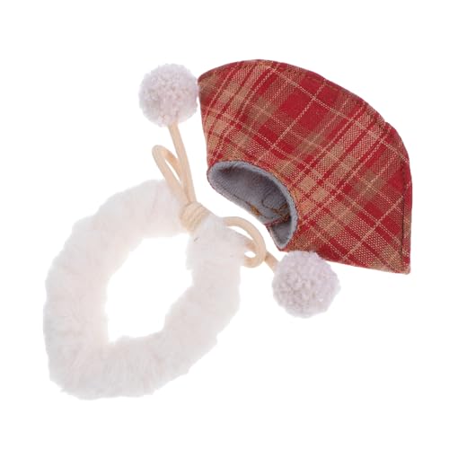 DIYEAH Weihnachtliche Puppen-umhang Kleidung aus Weichem Material DIY Plüschtiere Cape für Kreative Verkleidung Langlebig und Komfortabel Festliches Outfit für Kuscheltiere von DIYEAH