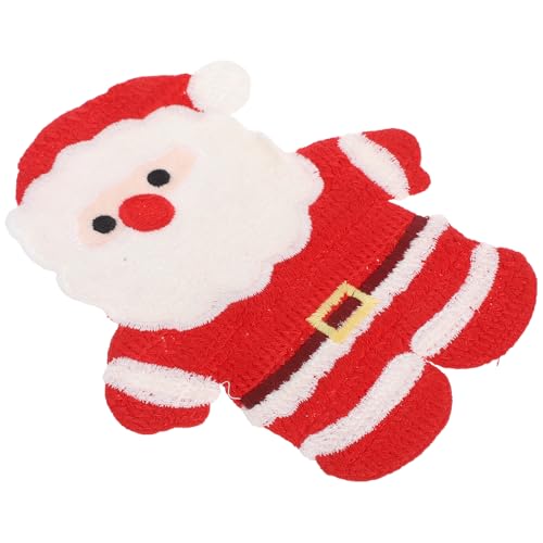 DIYEAH Weihnachtlicher Santa Claus Aufnäher Selbstklebende Gestickte Patches für Winterkleidung Taschen und Diy Projekte für Festliche Kleidung und Kreative Familienaktivitäten von DIYEAH