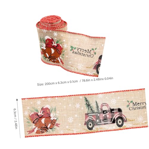 DIYEAH Weihnachtliches Dekoband Jutestoff Robustes Diy Geschenkband für Geschenkverpackung Weihnachtsbaum und Partydeko Rustikales Schleifenband für Festliche Bastelprojekte DIYEAH Weihnachtliches Dekoband Jutestoff Robustes Diy Geschenkband für Geschenkverpackung Weihnachtsbaum und Partydeko Rustikales Schleifenband für Festliche Bastelprojekte von DIYEAH