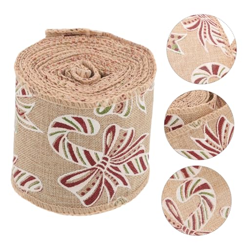 DIYEAH Weihnachtliches Juteband Breit Robustes Diy Bastelband für Weihnachtsdeko Schleifen und Geschenkverpackung Farbecht Vielseitig Einsetzbar für Festliche Dekorationen DIYEAH Weihnachtliches Juteband Breit Robustes Diy Bastelband für Weihnachtsdeko Schleifen und Geschenkverpackung Farbecht Vielseitig Einsetzbar für Festliche Dekorationen von DIYEAH