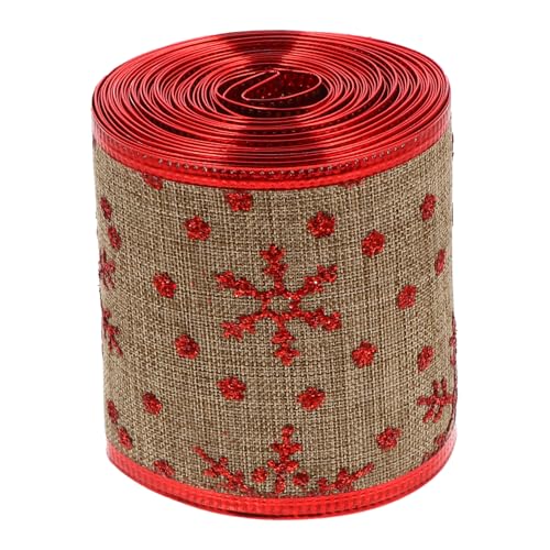 DIYEAH Weihnachtsbandgürtel DIY Hochwertigem Goldfolie für Geschenkverpackung Handgemachtes Band für Kreative Dekorationen und Festliche Anlässe Yards DIYEAH Weihnachtsbandgürtel DIY Hochwertigem Goldfolie für Geschenkverpackung Handgemachtes Band für Kreative Dekorationen und Festliche Anlässe Yards von DIYEAH