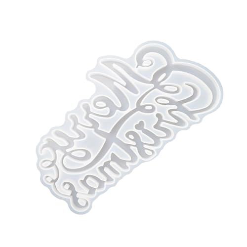 DIYEAH Weihnachtsbuchstaben Silikonform Diy Ornament Gießform für Weihnachtsdeko Wiederverwendbar und Waschbar für Bastelprojekte und für Diy DIYEAH Weihnachtsbuchstaben Silikonform Diy Ornament Gießform für Weihnachtsdeko Wiederverwendbar und Waschbar für Bastelprojekte und für Diy von DIYEAH