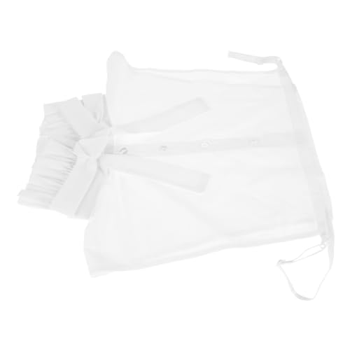 DIYEAH Weißer Abnehmbarer Damen Krageneinsatz mit Rüschen und Schleife Dekorativer Falscher Hemdkragen Leicht und Bequem für Herbst Winter Layering Vielseitig für Büro und Party DIYEAH Weißer Abnehmbarer Damen Krageneinsatz mit Rüschen und Schleife Dekorativer Falscher Hemdkragen Leicht und Bequem für Herbst Winter Layering Vielseitig für Büro und Party von DIYEAH