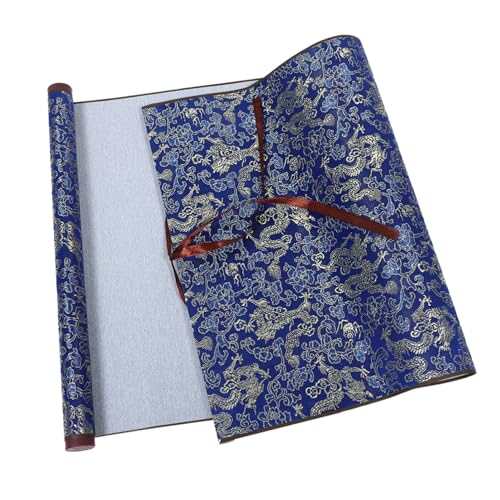 DIYEAH Wiederverwendbare Seidenrolle mit Wasserzeichentuch Chinesische Kalligraphie Übungsmatte Blanko Schriftrolle mit Drachenmuster Schnelltrocknendes Traditionelles DIYEAH Wiederverwendbare Seidenrolle mit Wasserzeichentuch Chinesische Kalligraphie Übungsmatte Blanko Schriftrolle mit Drachenmuster Schnelltrocknendes Traditionelles von DIYEAH