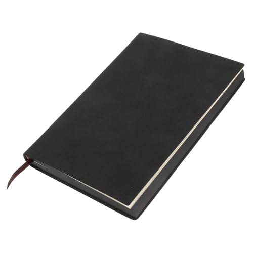 DIYEAH Zeitschrift leere Seiten wöchentliches Tagebuch Journaling -Notizbücher großes leeres Tagebuch Notizbücher für die Arbeit Haushaltsbuch leeres Buch Wochenplaner Papier Schwarz von DIYEAH