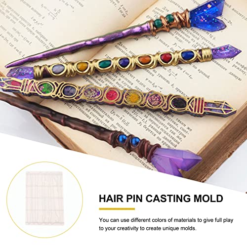 DIYEAH für Haarnadeln Gießform für Haarstäbchen DIY Schmuckherstellung Kompakt und Praktisch Hochwertige Silikonform für Kreative Bastelprojekte DIYEAH für Haarnadeln Gießform für Haarstäbchen DIY Schmuckherstellung Kompakt und Praktisch Hochwertige Silikonform für Kreative Bastelprojekte von DIYEAH