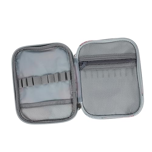DIYEAH gehäkelte Aufbewahrungstasche Stricknadeltasche gehäkelte Tasche Ring stricknadel etui Strickzubehör Aufbewahrung werkzeugtasche Häkchen -Hakenspeicherbeutel Halter für Häkelnadeln von DIYEAH