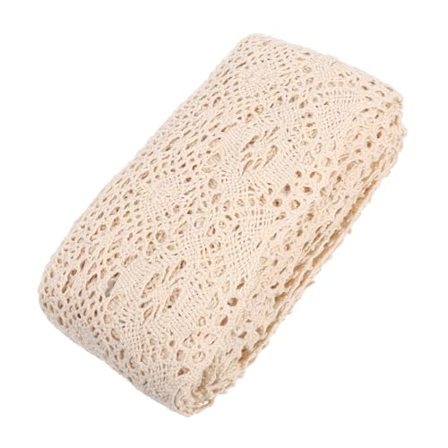 DIYEAH handgefertigte Spitze breiter Spitzenbesatz Häkelbesatz Spitze zum Basteln floral bestickte Borte Häkeln zu Nähen Spitzenband aus Baumwolle Kleiderverzierung Baumwollfaden Beige DIYEAH handgefertigte Spitze breiter Spitzenbesatz Häkelbesatz Spitze zum Basteln floral bestickte Borte Häkeln zu Nähen Spitzenband aus Baumwolle Kleiderverzierung Baumwollfaden Beige von DIYEAH