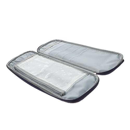 DIYEAH nähen häkeln aufbewahrung Häkelzubehör Organizer -Tasche Stricktasche gehäkelte Organisatoren und Aufbewahrung Haken Lagerung Strick-Organizer Häkelnadel-Etui Oxford-Stoff Violett von DIYEAH