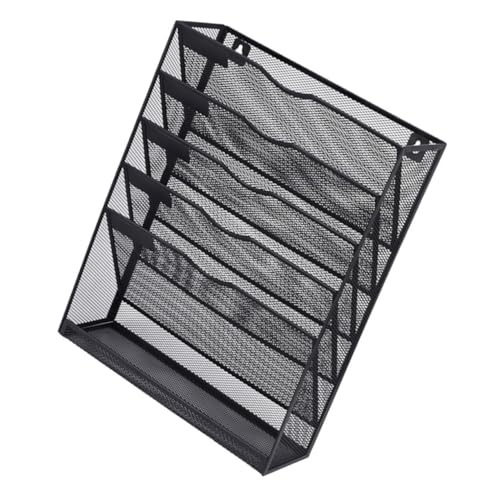 DIYEAH wandmontierter Aktenständer Büro-Wandorganizer Ordneraufbewahrung mit Fächern Ordnerorganizer für das Büro Büro-Datei-Halter Aktenordnerhalter Wandaktenhalter Eisen Black DIYEAH wandmontierter Aktenständer Büro-Wandorganizer Ordneraufbewahrung mit Fächern Ordnerorganizer für das Büro Büro-Datei-Halter Aktenordnerhalter Wandaktenhalter Eisen Black von DIYEAH
