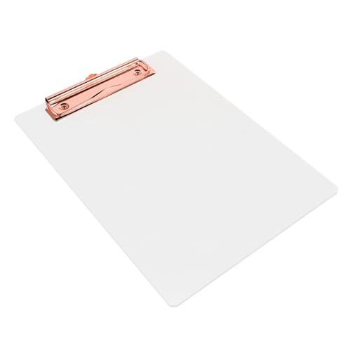 Transparentes Klemmbrett: Stabile Schreibtafel Aus Acryl Mit Aktenklemme – A5-klemmbrett Aus Kunststoff Für Klassenzimmer/büro – Schreibtafel Für Mehr Effizienz von DIYEAH