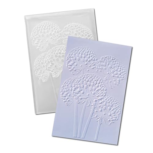 DIYology 3D-Pusteblumen-Hintergrund, Prägeschablone für Kartenherstellung, blühender Löwenzahn-Prägeschablone für Bastelarbeiten, Scrapbooking, Polymer-Ton-Dekoration DIYology 3D-Pusteblumen-Hintergrund, Prägeschablone für Kartenherstellung, blühender Löwenzahn-Prägeschablone für Bastelarbeiten, Scrapbooking, Polymer-Ton-Dekoration von DIYology