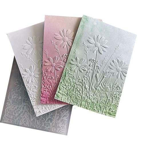 DIYology 3D-Wildblumen-Prägeschablone für Kartenherstellung, 3D-Gänseblümchen-Prägeschablone für Bastelarbeiten, Scrapbooking, Polymer-Ton-Dekoration DIYology 3D-Wildblumen-Prägeschablone für Kartenherstellung, 3D-Gänseblümchen-Prägeschablone für Bastelarbeiten, Scrapbooking, Polymer-Ton-Dekoration von DIYology