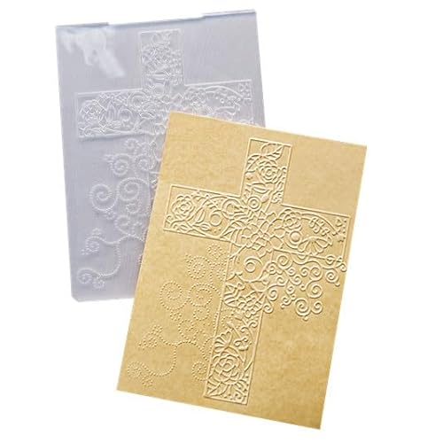 DIYology Osterkreuz Muster Prägeschablonen für Kartenherstellung, Blumen Dekoration Kreuz Prägeschablone Vorlage für DIY Papier Handwerk Scrapbooking Polymer Clay Dekoration DIYology Osterkreuz Muster Prägeschablonen für Kartenherstellung, Blumen Dekoration Kreuz Prägeschablone Vorlage für DIY Papier Handwerk Scrapbooking Polymer Clay Dekoration von DIYology