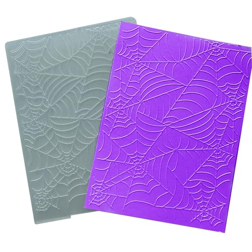 DIYology Spinnennetz-Kunststoff-Prägeschablonen für Kartenherstellung, Halloween-Prägeschablonen für Bastelarbeiten, Scrapbooking, Album, Foto-Dekoration DIYology Spinnennetz-Kunststoff-Prägeschablonen für Kartenherstellung, Halloween-Prägeschablonen für Bastelarbeiten, Scrapbooking, Album, Foto-Dekoration von DIYology