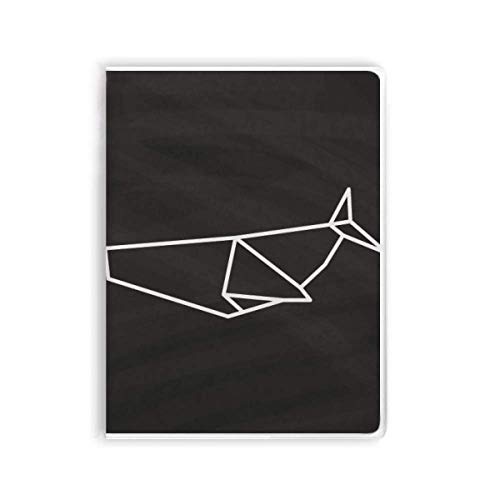 Abstraktes Origami-Hai-Notizbuch, geometrische Form, Gummieinband, Tagebuch, weicher Einband Abstraktes Origami-Hai-Notizbuch, geometrische Form, Gummieinband, Tagebuch, weicher Einband von DIYthinker